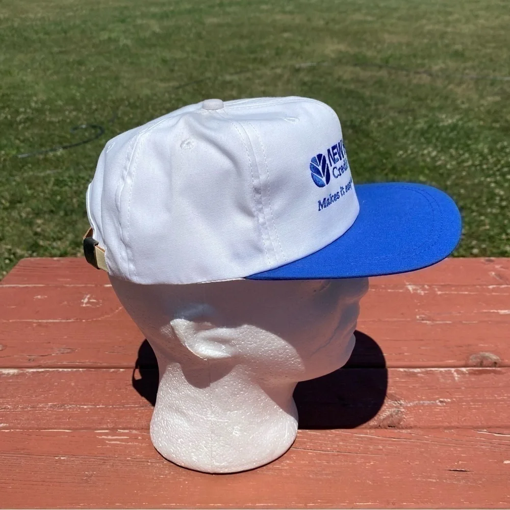 Vintage New Holland Credit Company K Products Slide Back Blue Trucker Tractor